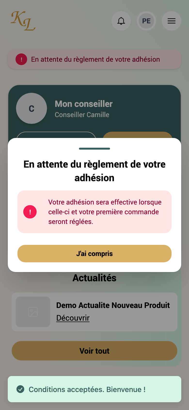 En attente du règlement