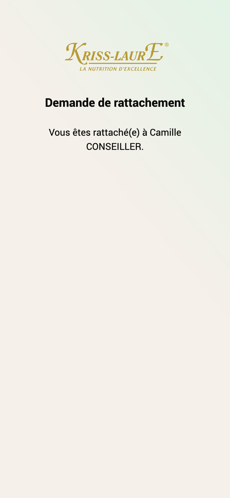 Rattachement accepté